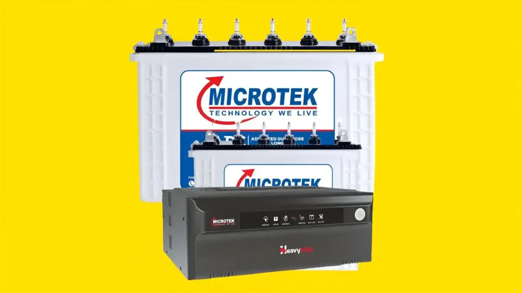 Microtek Inverter & Battery Combo Full Details